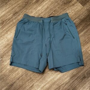 SOLD - Lululemon Pace Breaker Linerless Short 7” blue